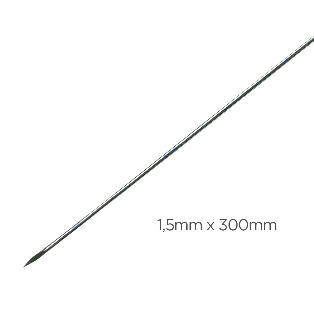 ALAMBRE KIRSCHENER DIAM 1.5MM X 300MM TROCAR 1X10