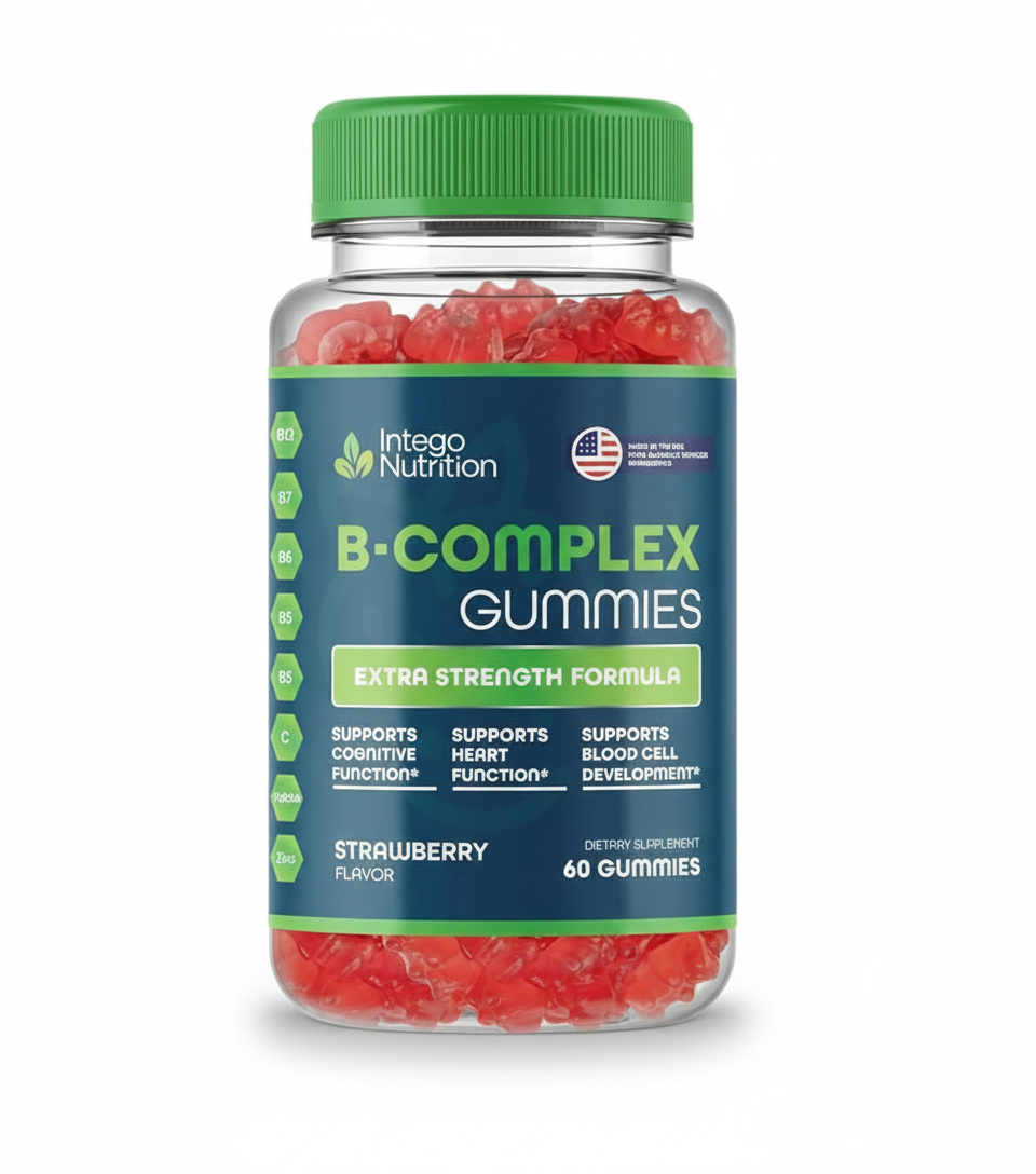 B- COMPLEX X 60 GUMMIES (INTEGO NUTRITION)