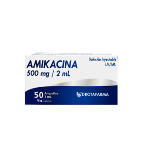 AMIKACINA 500MG/2ML AMP I.M/I.V (DROTAFARMA)