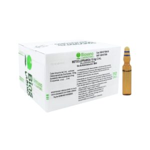 METOCLOPRAMIDA 10 MG / 2 ML X 1 AMP SOL INY I.M./ I.V. (LAB BIOSANO)