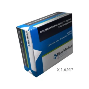 DICLOFENAC POTASICO AMP 75MG/3ML  I.M/I.V (BLUE MEDICAL) (AMPOLLA)