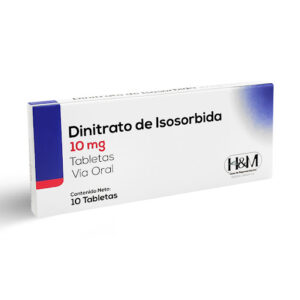 DINITRATO DE ISOSORBIBLE 10 MG X 10 TAB (H&M)
