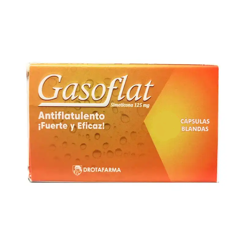 GASOFLAT 125MG X 10 CAP (SIMETICONA)(DROTAFARMA)