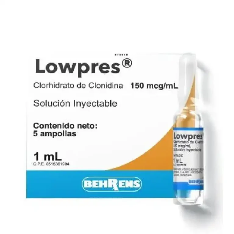 LOWPRES 150 MCG/ML AMP 1 ML (CLONIDINA) (BEHRENS)