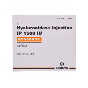 HYALURONIDASE IP 1500 UI USO I.D / S.C (HINIDASE) (SHREYA LIFE SCIENCES)