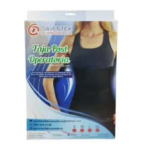 FAJA POST OPERATORIA TALLA S ANCHO 30 CM ABDOMINAL (GAVENTEX)