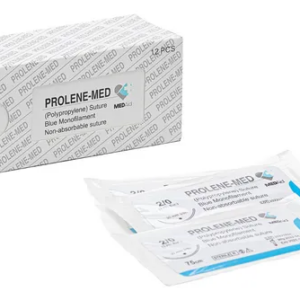 SUTURA POLIPROPILENO PROLENEMED 5-0 CURVA 3/8 45cm (MEDAID) (MMQ)