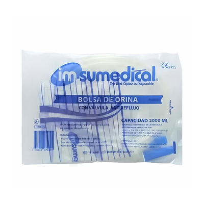 SISTEMA PARA DRENAJE DE URINARIO CON VALVULA T X 2000 ML (IM- SUBAG) (IM-SUMEDIC
