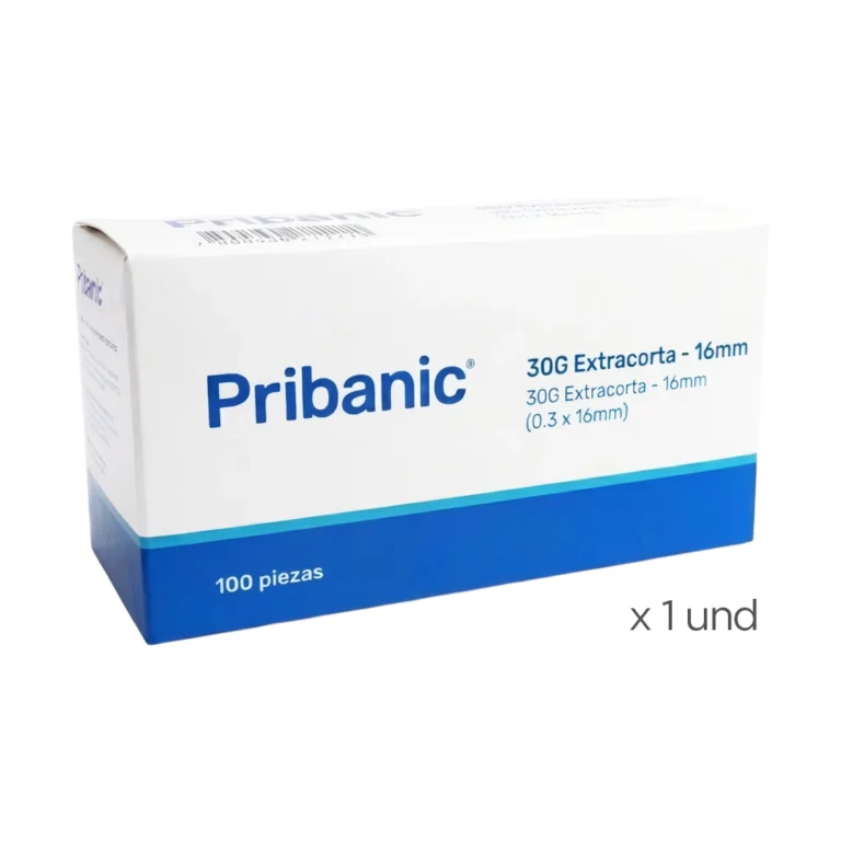 AGUJA ODONTOLOGICA CORTA 30G X 1 UNI (PRIBANIC)