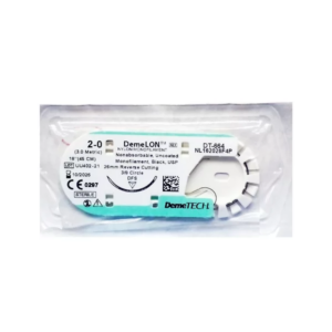 SUTURA NYLON 2-0  CURVA CORTANTE REF NL 162026F4P (DEMETECH)