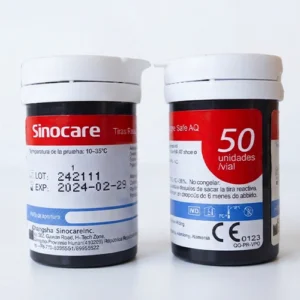 LANCETA X 28 G PARA GLUCOMETRO SINOCARE  X 50 PIEZAS