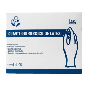 GUANTES QUIRURGICOS DE LATEX TALLA 7 X 1 PAR (FCD)