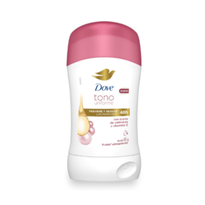 DESODORANTE DOVE TONO UNIFORME EN BARRA 72H 45G