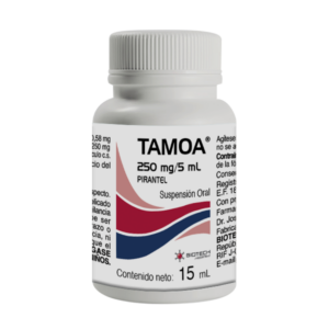 TAMOA 250MG/5ML SUSP X 15ML (PAMOATO DE PIRANTEL)(BIOTECH)(JARABES)