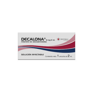 DECALONA 8MG AMP 2ML (DEXAMETASONA) (BIOTECH)