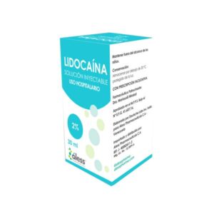 LIDOCAINA 2% AMP X30ML (ALESS) (ampollas)