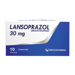 LANSOPRAZOL 30MG L.P X 10 CAP (TABLETAS) (DROTAFARMA)