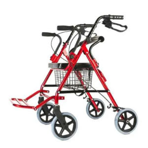 ANDADERA ORTOPEDICO PLEGABLE 4 RUEDAS CON ASIENTO (INSUAMED)