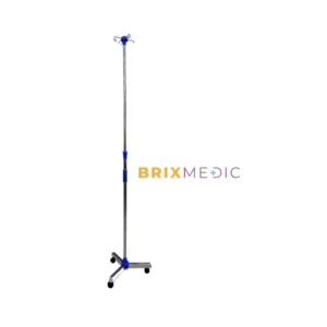 PARAL PARA INFUSIONES DE ACERO INOXIDABLE CON BASE 3 RUEDAS (BRIXMEDIC)
