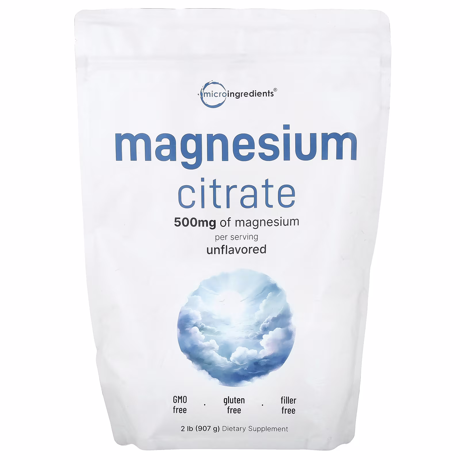 CITRATO DE MAGNESIO 500MG POLVO 907G (MICROINGREDIENTES)