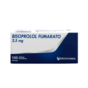 BISOPROLOL 2.5 MG X 10 TAB (DROTAFARMA)