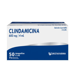 CLINDAMICINA 600MG/2ML X 4ML AMP (DROTAFARMA)