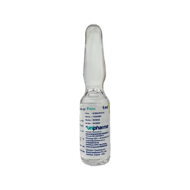 OXITOCINA 5IU/ML AMP (UNIPHARMA)