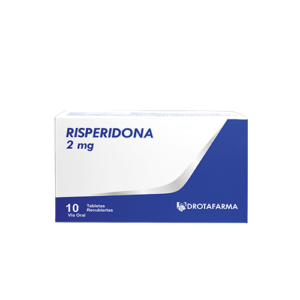 RISPERIDONA 2MG X 10TAB – BLISTER (DROTAFARMA)