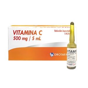 VITAMINA C 500 MG/ 5 ML X 1 AMP (DROTAFARMA)