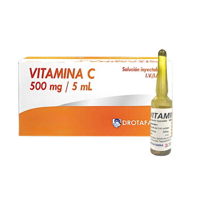VITAMINA C 500 MG/ 5 ML X 1 AMP (DROTAFARMA)