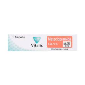 METOCLOPRAMIDA 10MG/2ML I.V/I.M X1AMP (VITALIS)
