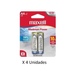 BATERIAS AA X 4 UND (MAXELL)