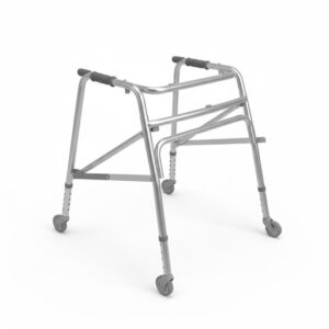 ANDADERA PEDIATRICA CON CESTA Y ASIENTO COLOR MORADO/AZUL INSUAMED (MMQ)