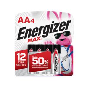 BATERIA AA ENERGIZER MAX X 4 UNID