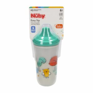 VASO INSULADO DE PICO DURO NUBY 6M+ 9OZ/270ML
