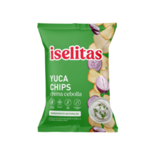 YUCA CHIPS CREMA DE CEBOLLA 70G (ISELITAS)