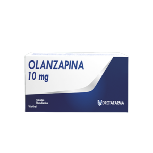 OLANZAPINA 10MG X 10 TAB – BLISTER (DROTAFARMA)