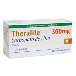 THERALITE 300MG X 10 COM (CARBONATO DE LITIO) (NEXPHARMA)