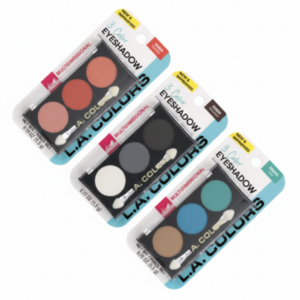SOMBRA EYESHADOW X 3 COLORES (L.A. COLORS)