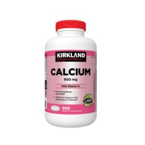 CALCIUM 600MG (CALCIO)+VITAMINA D3 X 500 TAB (KIRKLAND)