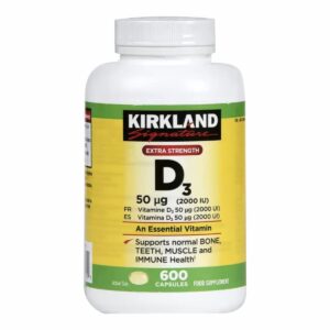 VITAMINA D3 50MCG X 600 CAP (KIRKLAND)