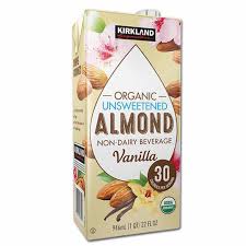 LECHE DE ALMENDRA SABOR A VAINILLA 946ML (KIRKLAND)