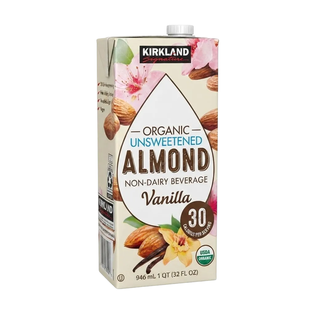 LECHE DE ALMENDRA SABOR A VAINILLA 946ML (KIRKLAND)