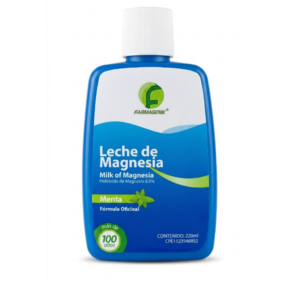 LECHE DE MAGNESIA CON SABOR A MENTA 220ML (FARMAGENIK)
