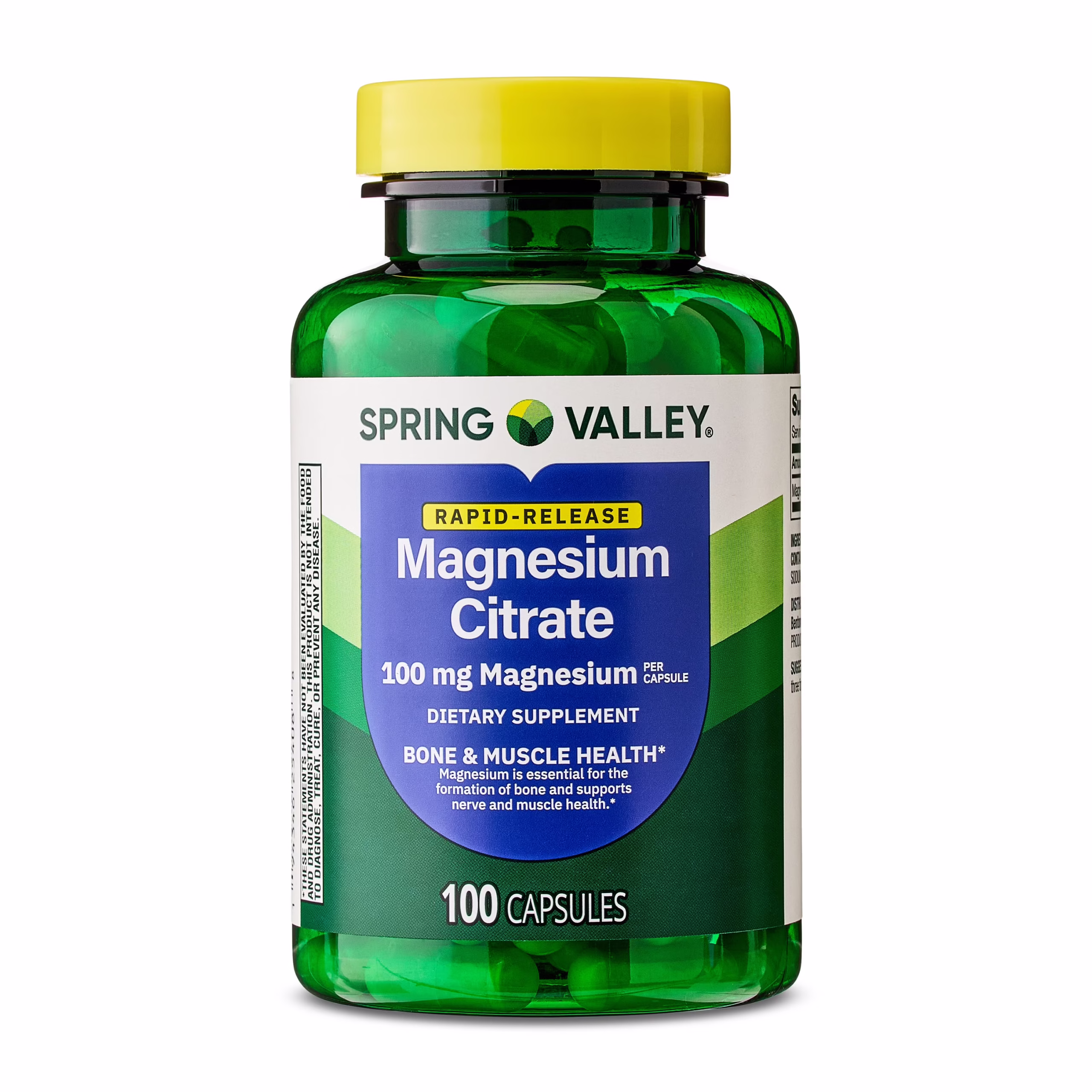 MAGNESIUM CITRATE 100 MG X 100 CAP (SPRING VALLEY)
