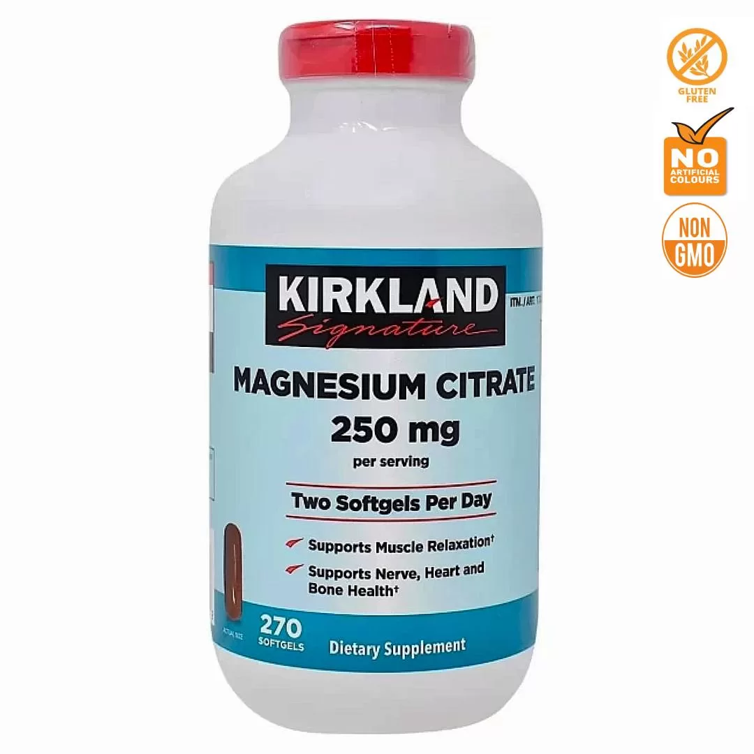 MAGNESIUM CITRATE 250MG X 270 CAPB (KIRKLAND)