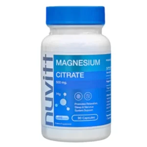CITRATO DE MAGNESIO 500 MG X 30 CAPSULAS (NUVITT)