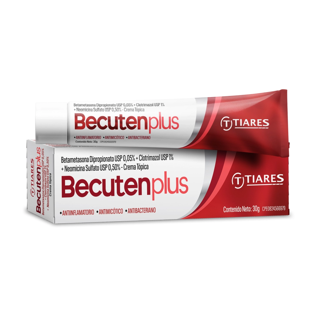 BECUTEN PLUS X 30 GR (BETAM+CLTRI+NEO) (TIARES)