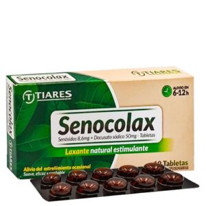 SENOCOLAX SENOSIDOS + DUCUSATO 8.6MG/50MG X 10 TAB (TIARES)(TABLETAS)