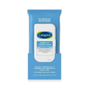 TOALLAS LIMPIADORAS SUAVE PARA PIEL SENSIBLE X 25 (CETAPHIL)